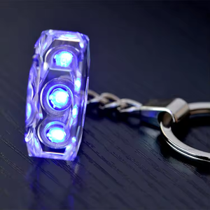 Tùy chỉnh 7-màu Laser khắc LED <span class=keywords><strong>Keychain</strong></span> ánh sáng pha lê xe logo <span class=keywords><strong>keychain</strong></span> sáng tạo chủ chốt - Product Image 5