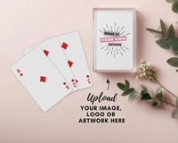 Cartes à jouer personnalisées avec photo, jeu de poker personnalisé, jeu de cartes avec logo personnalisé, cadeau pour fête, mariage