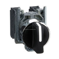 Schnei der XB4BD Sélecteur série métal Diamètre 22mm Type de verrouillage 1/2NO 1NC Ressort Réinitialisation XB4BD21/25/33/53