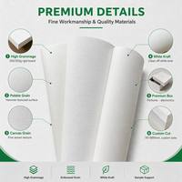 Papier cartonné gaufré écologique blanc spécial 300/350 g/m² haute résistance pour boîtes de parfum, électronique, cartes de vœux et écrans