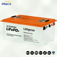 Elektroroller-Akku 51,2V 105AH 150AH 200AH 5,38KWh 7,68KWh 10,24KWh LiFePO4 Powerzelle Vibrationsfest