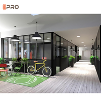 APRO 2024 Cloison de bureau insonorisée de haute qualité en aluminium de 85 mm d'épaisseur, cloison de séparation en verre mobile pour vignoble