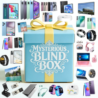 Nouveauté 2026 : Boîte Mystère Électronique 3C – 5 Pièces Aléatoires (Smartphone, Tablette, Ordinateur Portable, Montres Connectées, Écouteurs) – Cadeaux Surprise