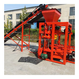 QT4-26 Yarı Otomatik Tuğla Yapma Makinesi Fabrika Fiyatı Çimento Beton Delikli Blok Yapma Makinesi 26s/Zaman Kalıplama - Product Image 5