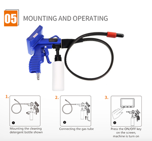 Limpiador a Vapor de Alta Resistencia para Autos <span class=keywords><strong>con</strong></span> Boroscopio Integrado |   Máquina Profesional para Detallado y Mantenimiento de Automóviles - Product Image 5