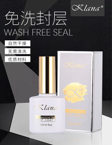 Ayrı paket ile toptan özelleştirilmiş logo Klana taban jel yıkama ücretsiz mühür üst uv jel takviye tutkal - Product Image 4