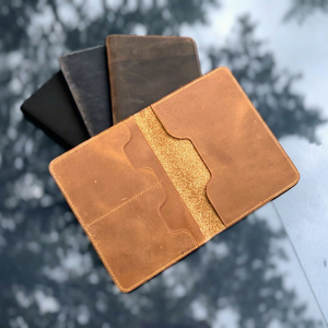 Portefeuille de voyage unisexe en cuir véritable écologique, best-seller, avec logo personnalisé, protection RFID, modèle PTH-0138 - Product Image 1