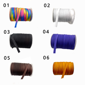 Corde ronde en coton <span class=keywords><strong>macramé</strong></span> de 3mm 4mm 5mm pour sacs tissés enduits et à pointe pour chaussures et vêtements - Product Image 6