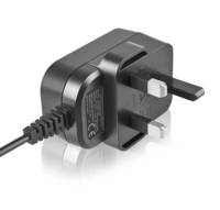 Alimentation à découpage murale UKCA 5V 2A 3A, adaptateur AC/DC 9V 12V 1A 2A 2.5A pour caméra, boîtier TV, lampe, adaptateur 5V 3A