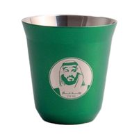 Tasse à thé Portable 80ML Double paroi en acier inoxydable boisson personnalisée tasse à expresso café thermique tasse en métal