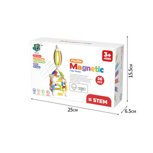 Bloques de construcción magnéticos para niños, juguetes educativos estirables de 4 a 6 años - Product Image 5