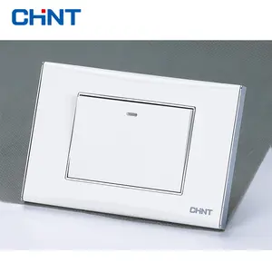 Chint 3V series 125V/250V large panel led light wall switches button