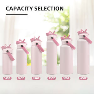 Botella de Agua Aislada de 24 oz, Moderna, con Logotipo Personalizado, Colores Disponibles, Acero Inoxidable, con Asa y Tapa Doble - Product Image 3