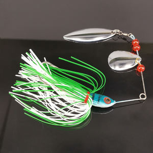 Histar OEM เหยื่อสปินเนอร์แบบมีเคราสำหรับผู้ชาย, เหยื่อตกปลาน้ำจืดตะขอหัวโลหะสำหรับตกปลา - Product Image 2