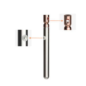 महिलाओं की मिनी बुलेट वाइब्रेटर कस्टम लोगो 1 स्पीड सिल्वर कलर हस्तमैथुन मालिश मालिश - Product Image 6