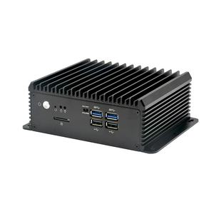 XLW Lüfterloser Industrie-Mini-PC Intel 5205U 6200U 8260U 10210U DDR4 M.2 2 HD LAN Dual RS232 COM für Edge Computing <span class=keywords><strong>IoT</strong></span> Gateway - Product Image 3