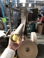 Tubo de Papel Cilíndrico de 218 x 2.5 x 100 mm Directo de Fábrica, Caja Redonda con Impresión Personalizada para Embalaje de Regalos