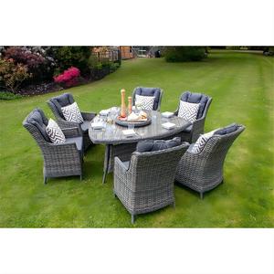 Set da pranzo in Rattan con balcone a 6 posti tavolo triangolare in Rattan <span class=keywords><strong>Lazy</strong></span> <span class=keywords><strong>Susan</strong></span> - Product Image 1