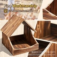 Caja de Anidación de Madera Moderna y Lujosa para Gallinas, Gallinero, Casa para Poner Huevos, Hábitat de Cría para Pollos y Codornices, para Todas las Estaciones
