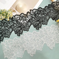 Nouvelle dentelle guipure en laine douce et moelleuse, à franges, soluble à l'eau, pour vêtements, accessoires, chemises pour hommes et femmes