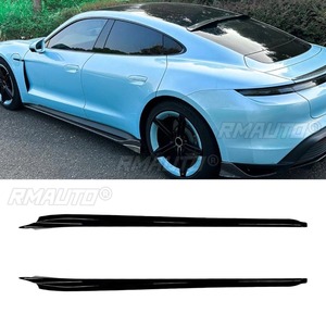 สเกิร์ตข้างรถยนต์ Porsche Taycan 2019+ พร้อมลิ้นสปอยเลอร์ ดิฟฟิวเซอร์ ชิ้นส่วนตกแต่งรถยนต์ สเกิร์ตข้างแบบแยกส่วน ชุดแต่ง - Product Image 2