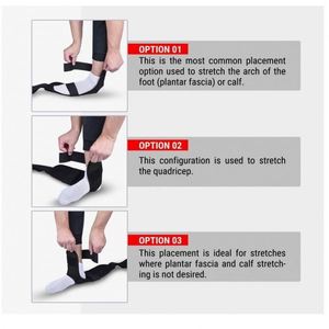Correa de Estiramiento para Ballet, Baile, Gimnasia, Entrenamiento, Yoga, Flexibilidad, Cinturón de Estiramiento de Piernas, Logotipo Personalizado - Product Image 3