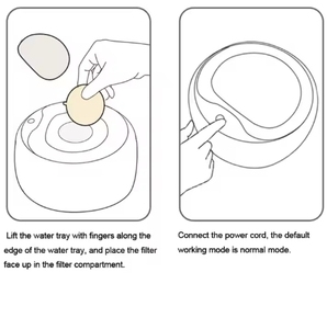 Than hoạt tính Pet đài phun nước lọc 5 giai đoạn lọc di động ngoài trời mèo thay thế bộ lọc - Product Image 4