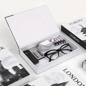 En gros Noir et Blanc <span class=keywords><strong>Club</strong></span> Bibliothèque Décoratif Faux Livres Livre Décor Maison Salon Mode Décor Livre - Product Image 2