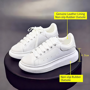 Baskets de sport rétro haut de gamme à lacets pour hommes et femmes, printemps/automne, décontractées, doublure en maille douce, tendance et mode - Product Image 5