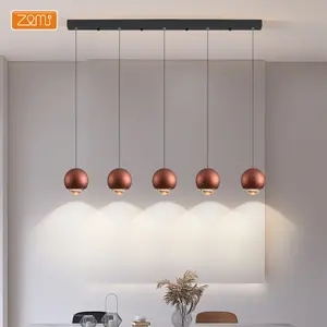 Zomi - Luminária de teto LED para decoração de casa, lustre moderno nórdico minimalista de 25W, desenho simples, bola de alumínio