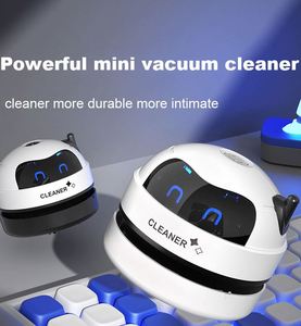 Electric Usb Charging Vacuum Rubber Shavings Cleaner <b>Mini</b> Home <b>Keyboard</b> Desktop Dust - Product Image 4