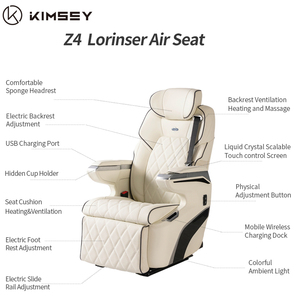 Asiento <span class=keywords><strong>de</strong></span> cuero ajustable eléctrico lujoso <span class=keywords><strong>de</strong></span> la zona <span class=keywords><strong>de</strong></span> Venta caliente asientos <span class=keywords><strong>de</strong></span> furgoneta Vip <span class=keywords><strong>de</strong></span> lujo para Toyota Coaster Hiace Alphard - Product Image 6