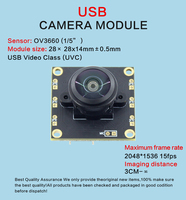Module caméra HD 3MP résolution 160x2048 p, grand Angle, 1536 degrés, mini usb 2.0, prix d'usine, nouveau