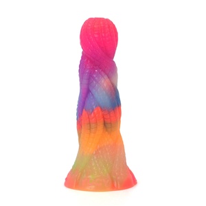 YOCY Dilator Sucker G Spot Super Long Colorful <b>Dildo</b>,Enjoying Orgasm Ejaculating Real Penis <b>Dildo</b> for Female - Product Image 2
