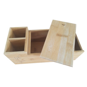 Caja de Té de Bambú Rectangular de 0.6cm de Grosor, Hecha a Mano, para Almacenamiento y Regalos - Product Image 2