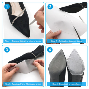 Protezione Adesiva Antiscivolo Trasparente <span class=keywords><strong>per</strong></span> Suole di <span class=keywords><strong>Scarpe</strong></span>, Sneaker, Tacchi Alti, <span class=keywords><strong>Scarpe</strong></span> con Suola Rossa e Stivali - Product Image 6