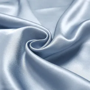 Wholesale milk silk fabric 22 momme 100 natural raw mulberrry silk fabric for dresses