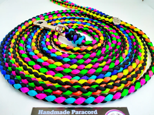 Correa de perro retráctil manos libres de 5M, correa de entrenamiento Paracord, Correa larga reflectante para perro de caza para entrenamiento de perros - Product Image 2