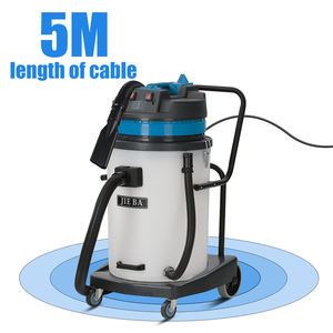 Aspirapolvere Commerciale Blu da 70L per Autolavaggio, Macchina per Pulizia ad Alta Potenza 2000W - Product Image 6