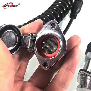 <span class=keywords><strong>สาย</strong></span>เคเบิลซูซี่แบบกันน้ำ IP68 7 ขา สำหรับงานหนัก - <span class=keywords><strong>สาย</strong></span>ไฟแบบขดเกลียวสำหรับรถบรรทุกและรถพ่วง <span class=keywords><strong>12V</strong></span>/24V พร้อมขั้วต่อแบบ 4P Aviation - Product Image 2