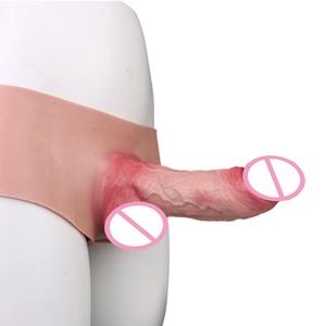 Realistic Strap-on <b>Dildo</b> Pants High Elastic Wearable Penis Butt Plug for Lesbian Woman Sex Pleasure Toys Adult 18+ - Product Image 3