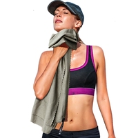 Serviette de sport en microfibre à séchage rapide, compacte et absorbante, pour le camping, les sports de plein air et la natation, avec sac de transport imperméable