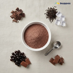Poudre de thé au lait chocolaté 1kg, certifiée Halal HACCP, pour les magasins de thé au lait et de bubble tea, approvisionnement en gros - Product Image 5
