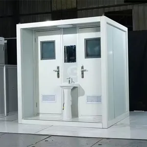 Tragbare mobile Toilette mit Dusche Außenbad für Öffentliche Toilette