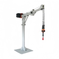 Grue à flèche articulée pliable 125kg 200kg 300kg 500kg avec télécommande intelligente pour levage de roulements de moteur au sol