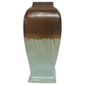 Vaso in ceramica con coperchio, elegante vaso per fiori, per soggiorno, decorazione per la casa, camera da letto, ufficio, pezzo decorativo - Product Image 4
