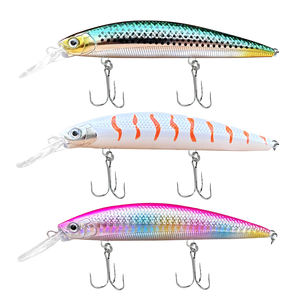 Vente en gros d'appâts durs en plastique ABS de haute simulation coulant leurre de pêche artificiel Pesca Minnow 132.5mm 37g pour bar - Product Image 1