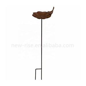 <strong>Ground</strong> Insert Cast Iron <strong>Bird</strong> <strong>Bath</strong> Freestanding Birdbaths Bowl for Outdoor Detachable Outdoor <strong>Bird</strong> <strong>Bath</strong> with Sturdy Stake - Product Image 2