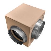 Ventilateur de boîte acoustique MDF 12 pouces le plus récent, 4250M3, 750W, 400pa, bois, hydroponie, ventilation, insonorisation