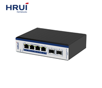 Commutateur PoE industriel géré Gigabit 6 ports OEM/ODM, 4PoE+2SFP, rail DIN, -40~75 ° C, SNMP, VLAN, QoS, IGMP Snooping, LACP
